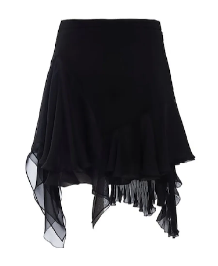 Asymmetrical Mini Skirt