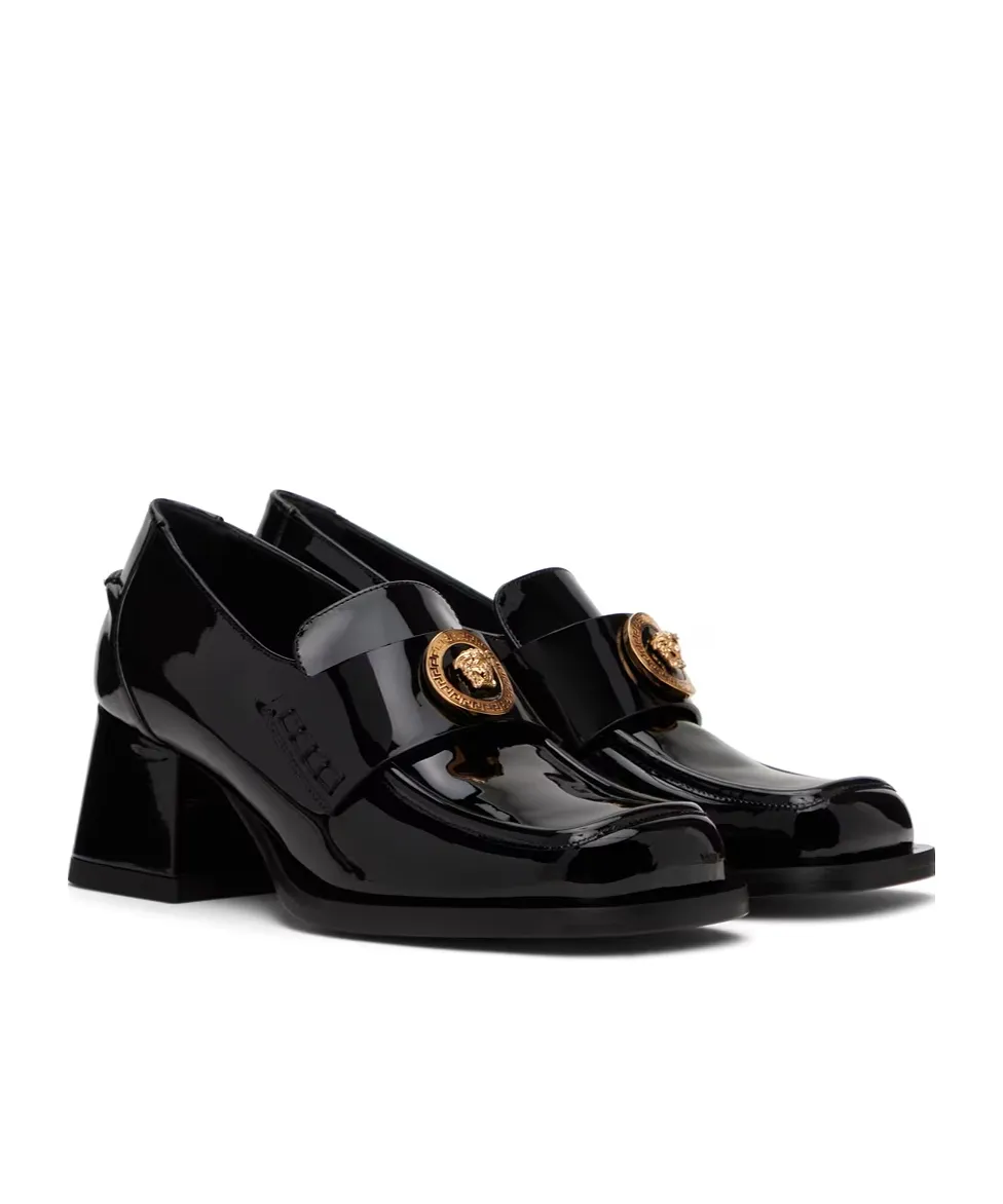 Alia 55Mm Leather Loafers
