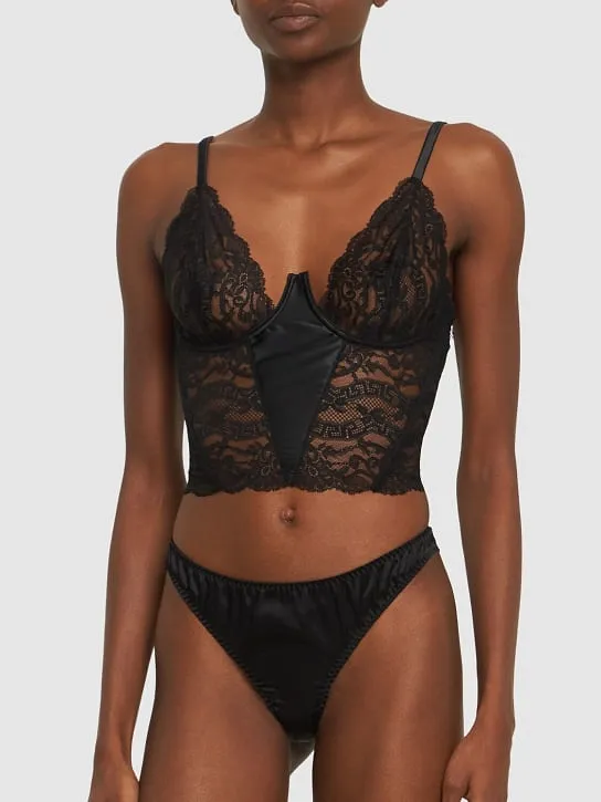 Lace Corset Bra