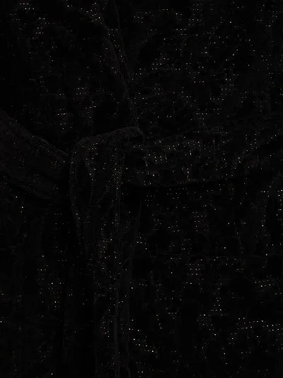 Baroque Lace-Up Bathrobe