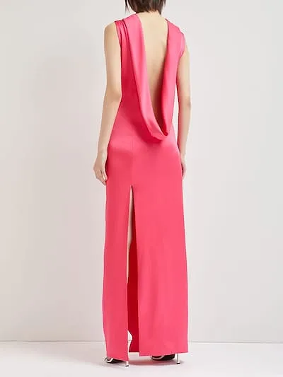 Backless Mid-Length Dress