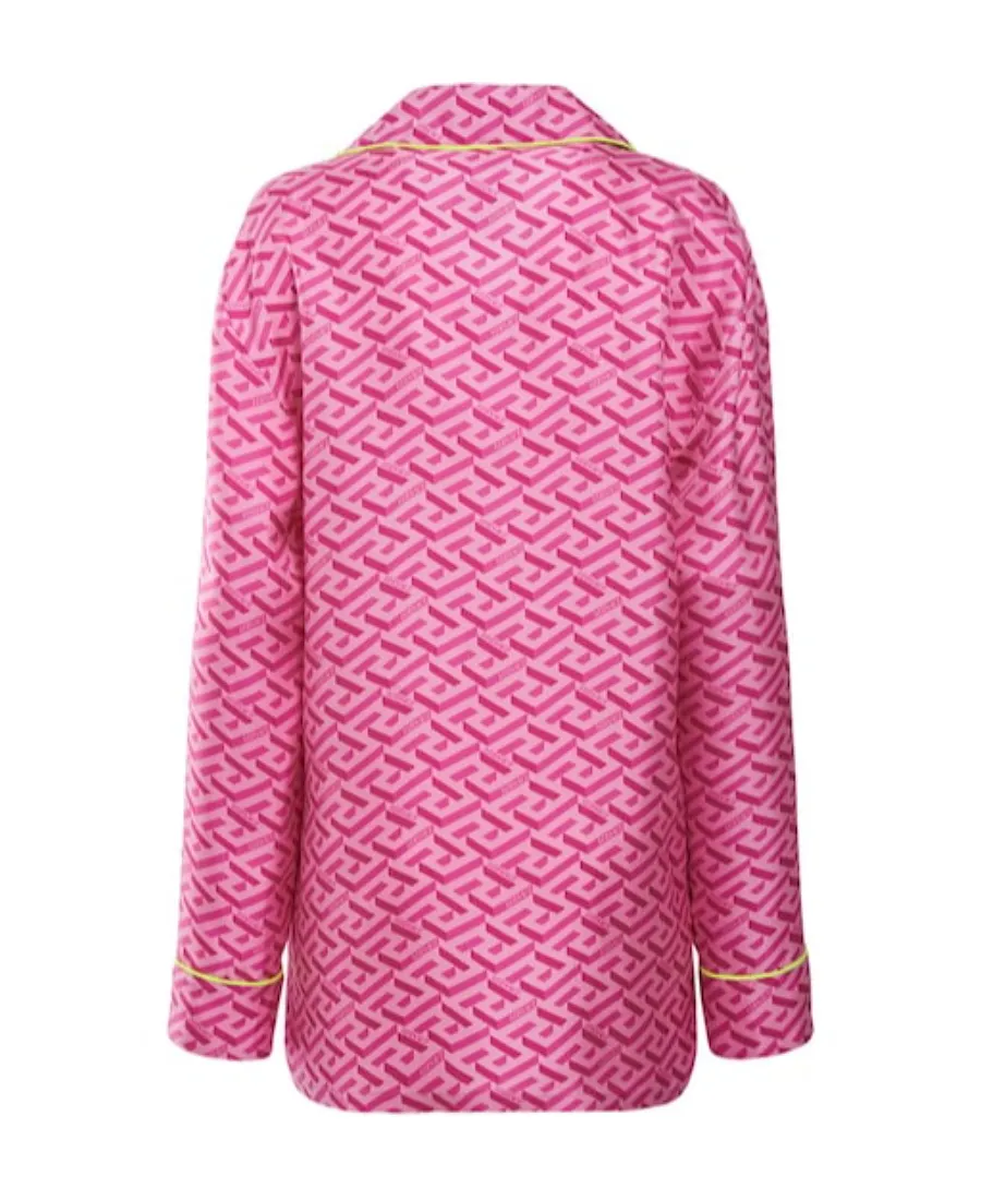 Letter Combination Twill Shirt