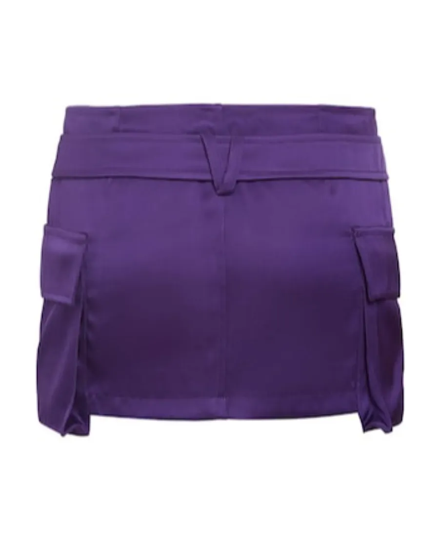 Logo Belt Mini Skirt