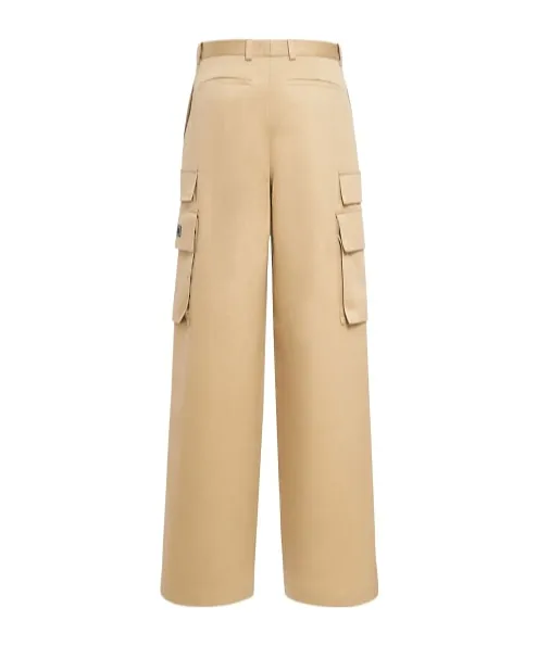 Logo Affixed Tooling Casual Pants