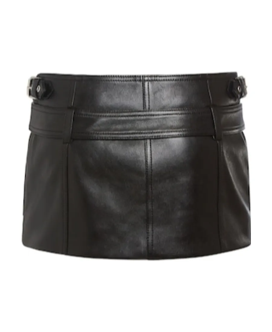 Leather Mini Skirt