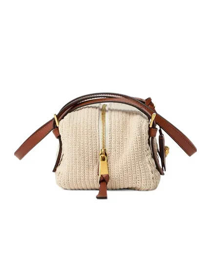 Versace Logo-Tag Bowling Bag