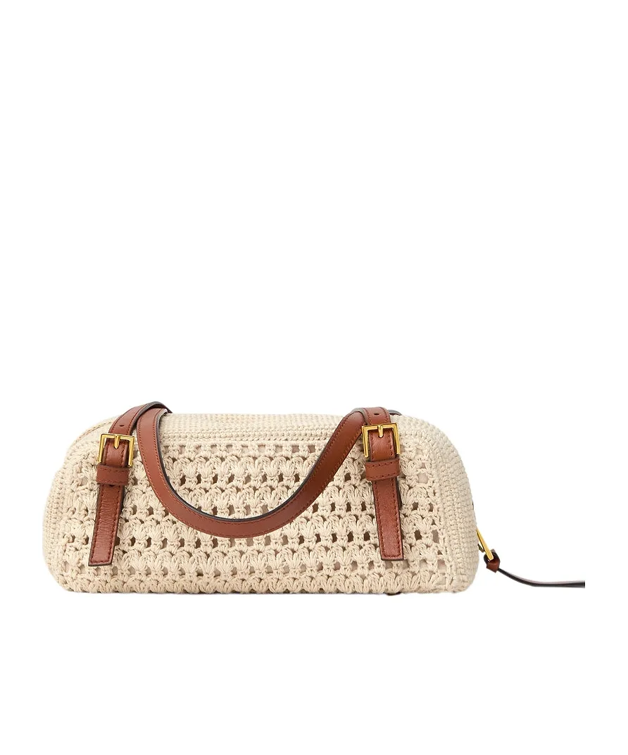 Versace Logo-Tag Bowling Bag