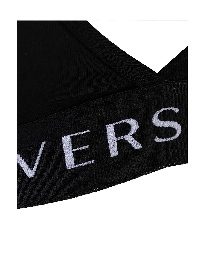 Logo-Print Bra