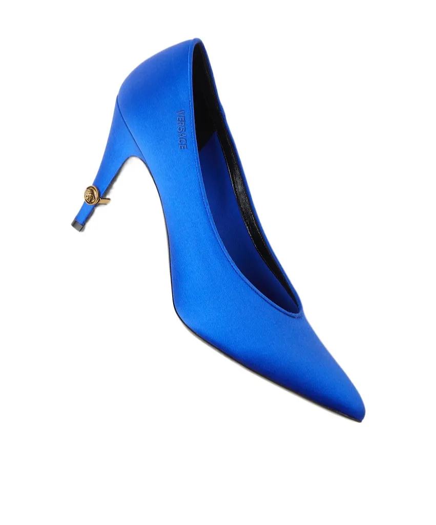 Versace Pointed-Toe Slip-On Pumps