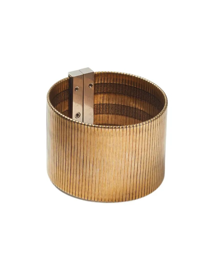 Versace Textured Medusa Cuff Bracelet