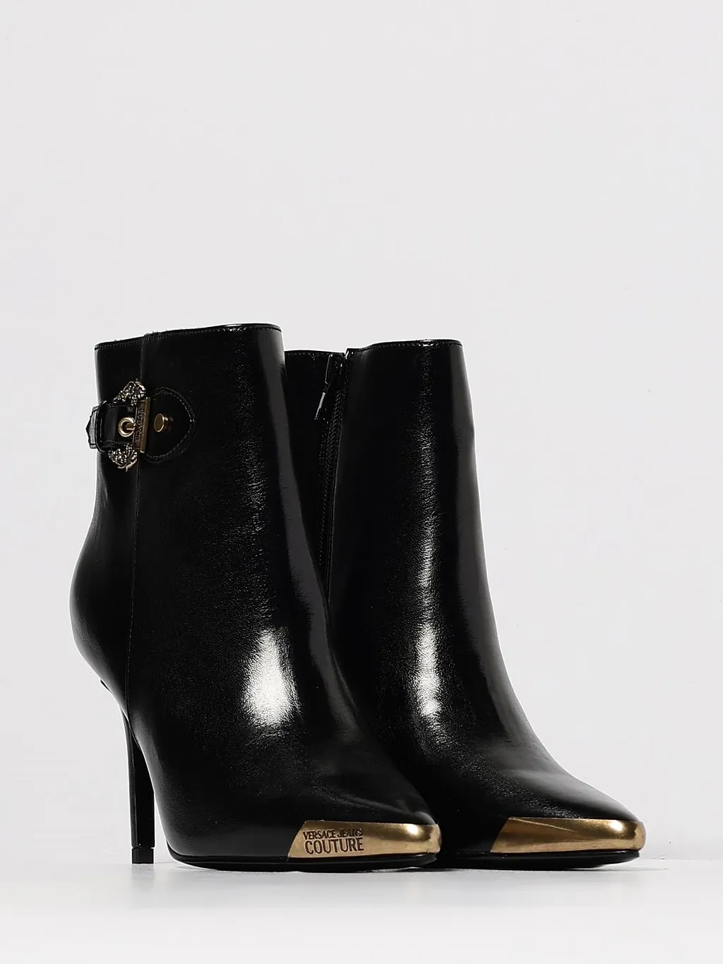 90Mm Scarlett Buckle-Detail Ankle Boots