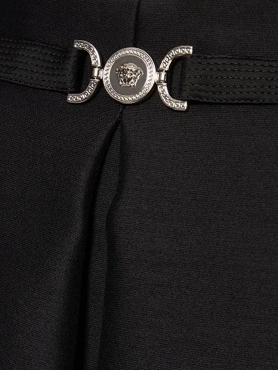Metal Logo Detail Dress