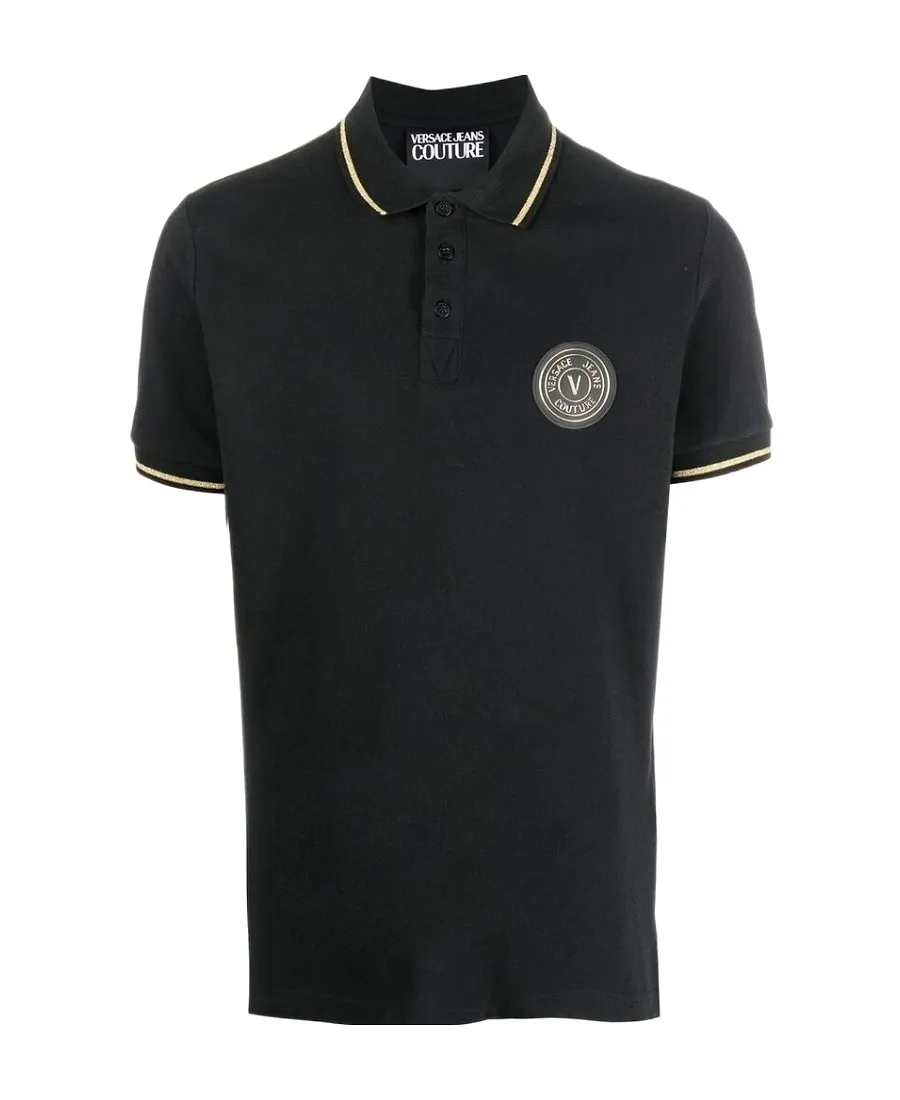 Chest Logo-Patch Polo Shirt
