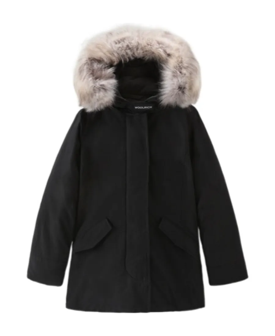 Faux-Fur Trimmed Hooded Jacket