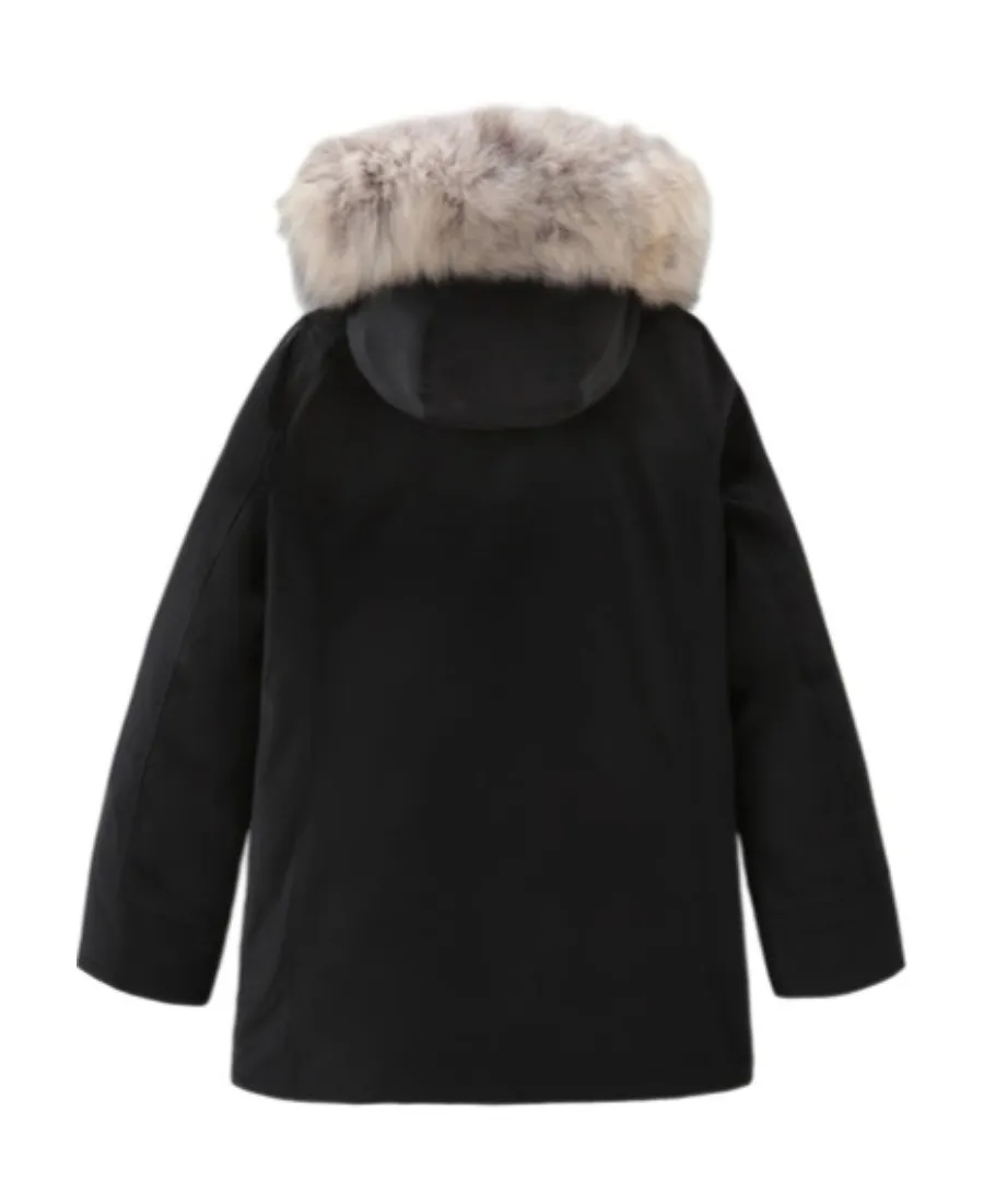 Faux-Fur Trimmed Hooded Jacket