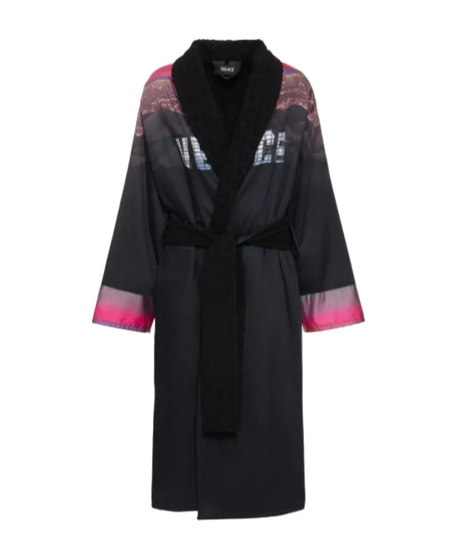 Pattern Printed Bathrobe
