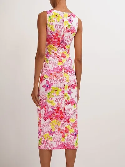 Plain Jersey Mid-Length Dress