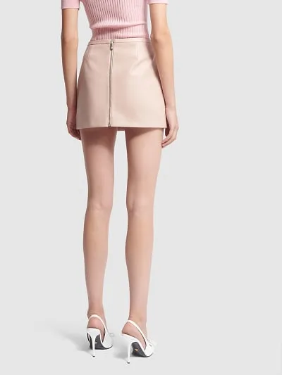 Metal Logo Detail Skirt
