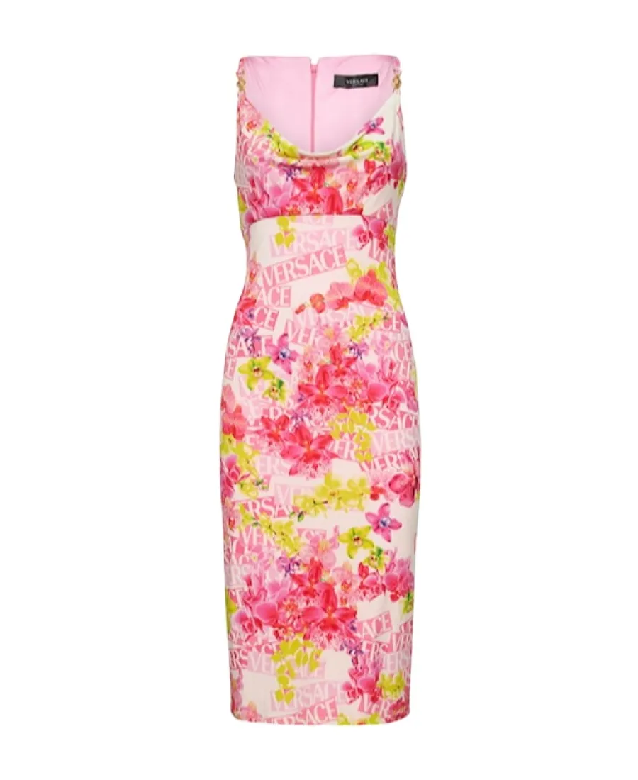 Plain Jersey Mid-Length Dress