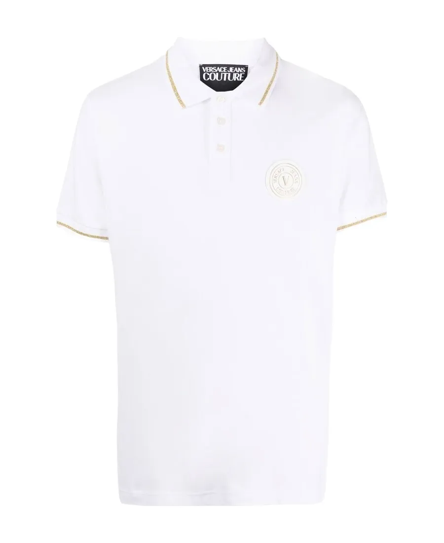 Chest Logo-Patch Polo Shirt