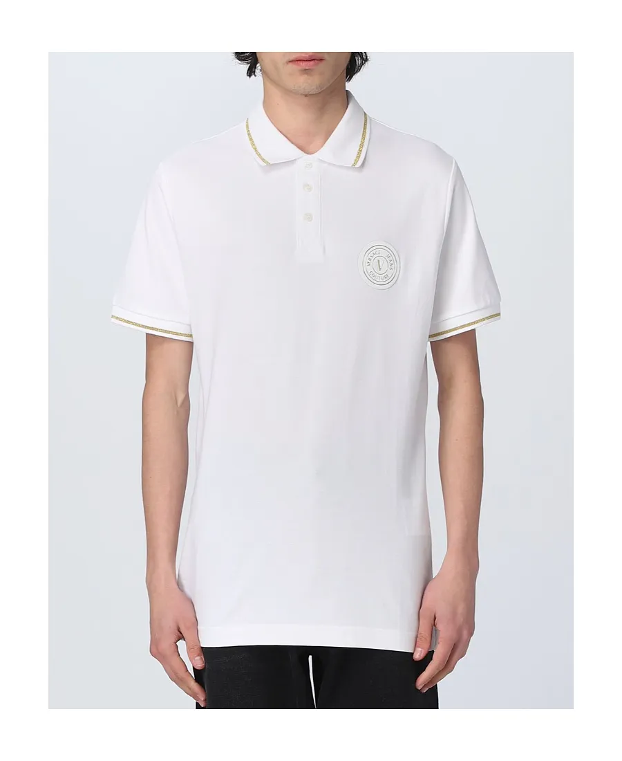 Chest Logo-Patch Polo Shirt