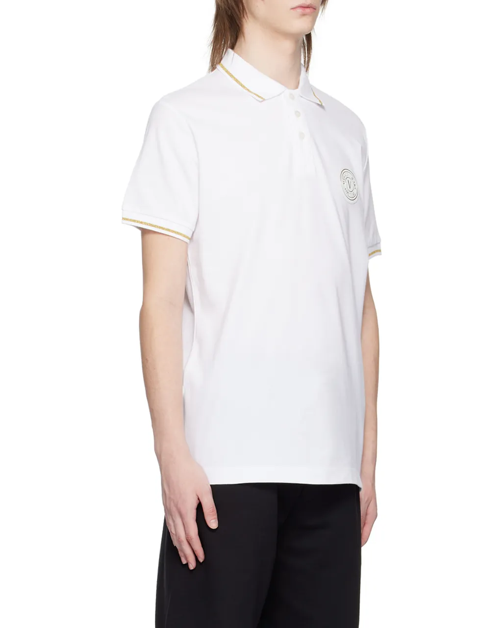 Chest Logo-Patch Polo Shirt