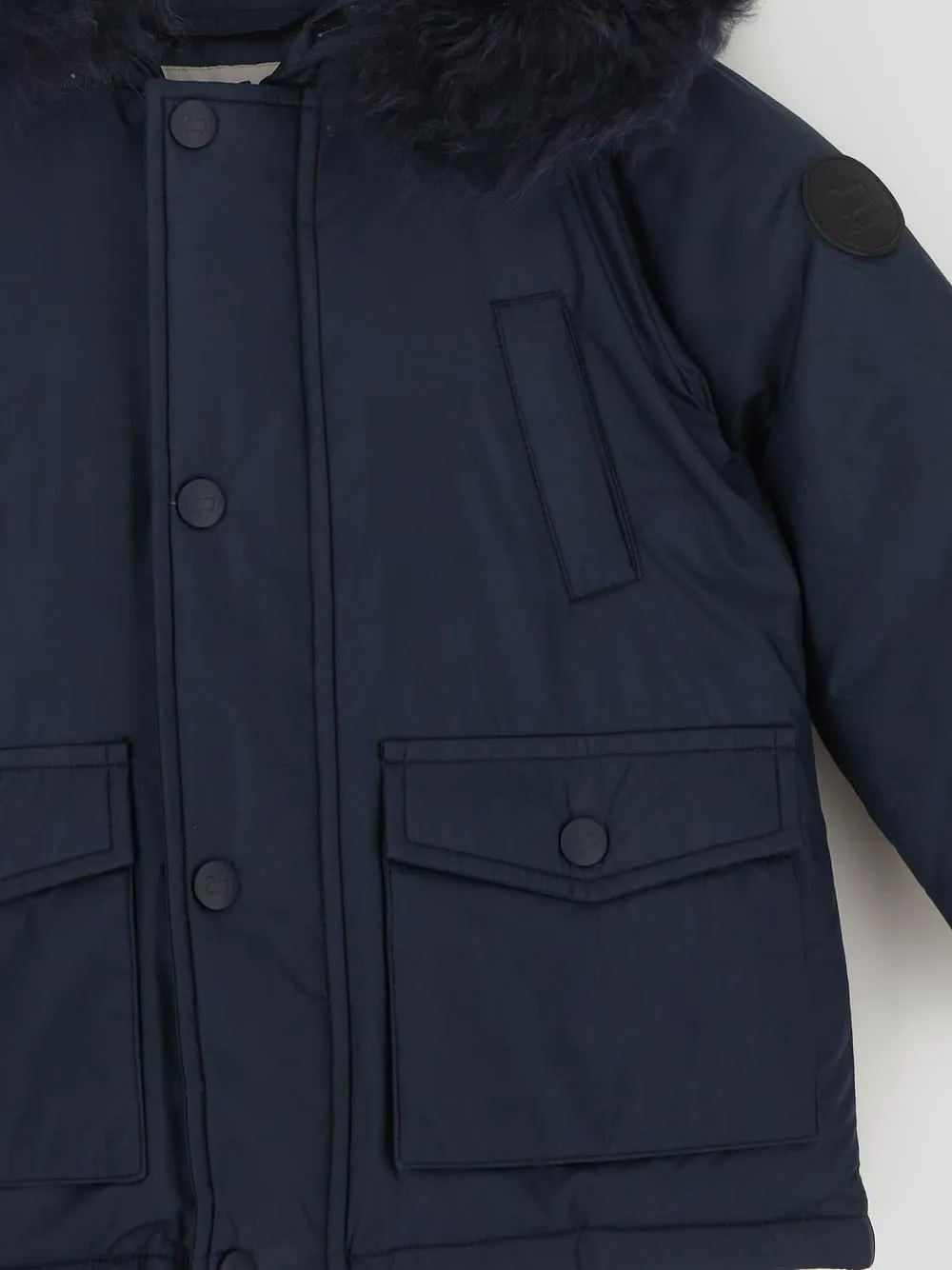 Hooded Down-Padded Parka Jacket