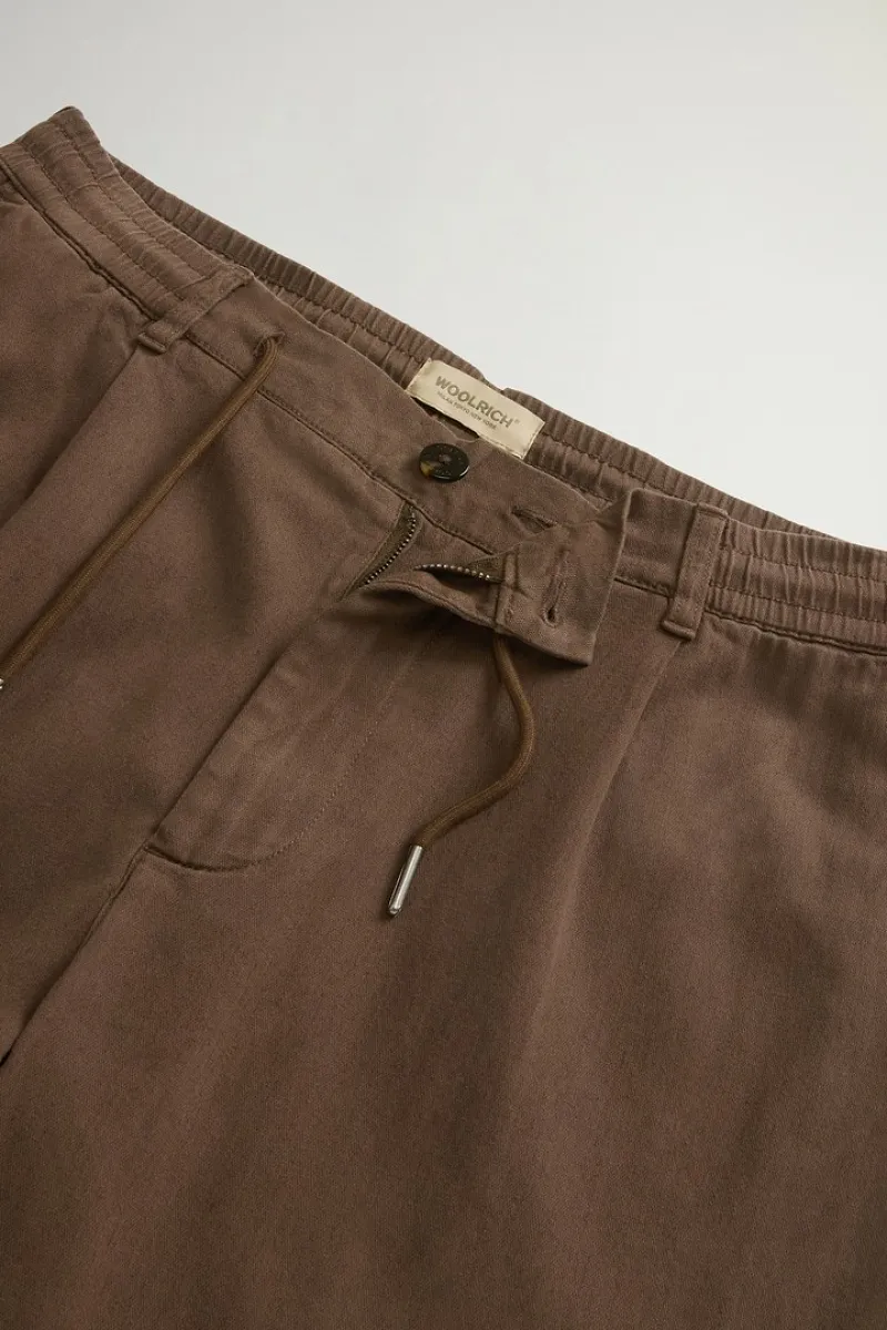 Milton Drawstring-Waist Trousers