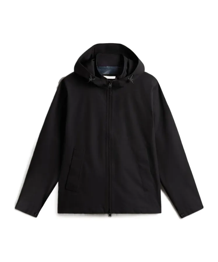 Woolrich Softshell Zip-Up Hooded Jacket