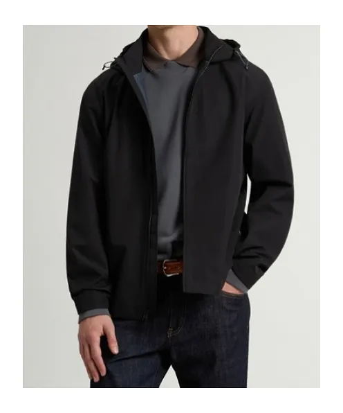 Woolrich Softshell Zip-Up Hooded Jacket