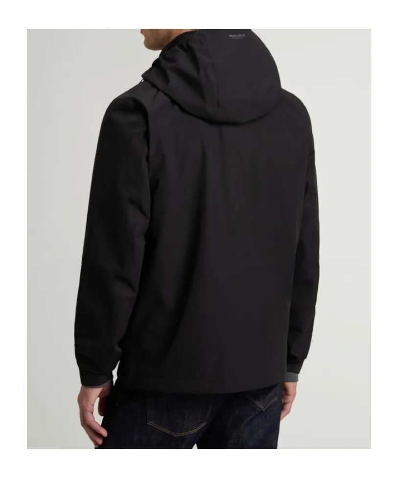 Woolrich Softshell Zip-Up Hooded Jacket
