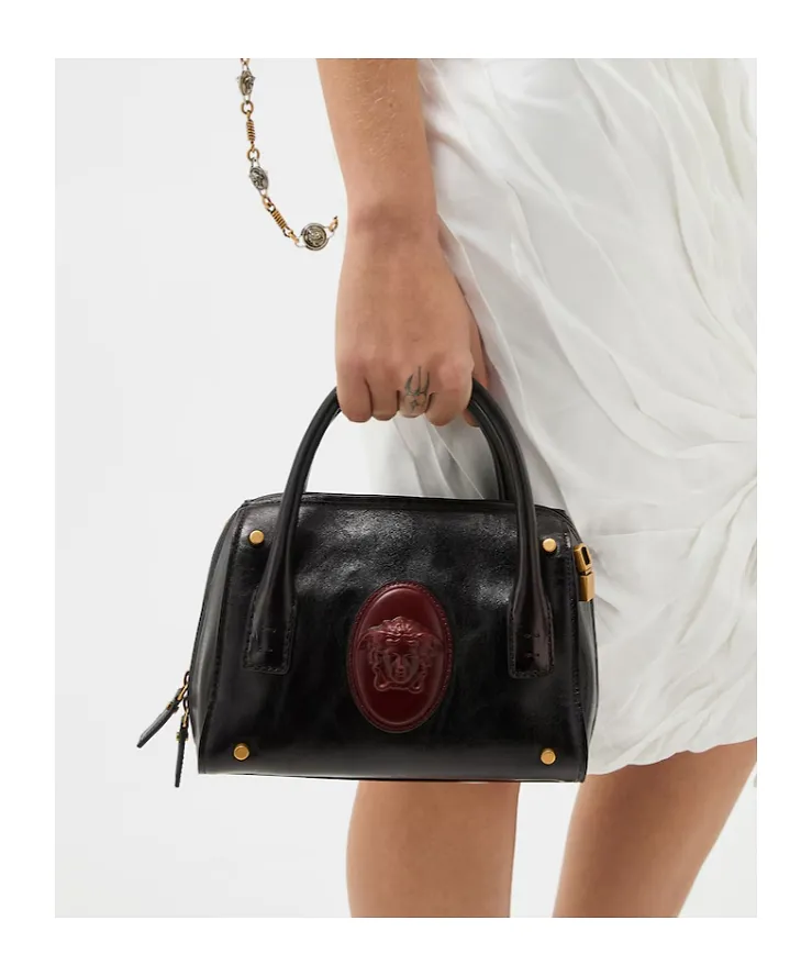 Versace Roomy Zipped Small Tote Bag