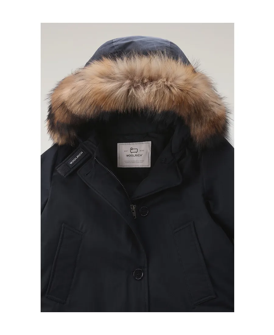 Woolrich Arctic Hooded Buttoned Jacket