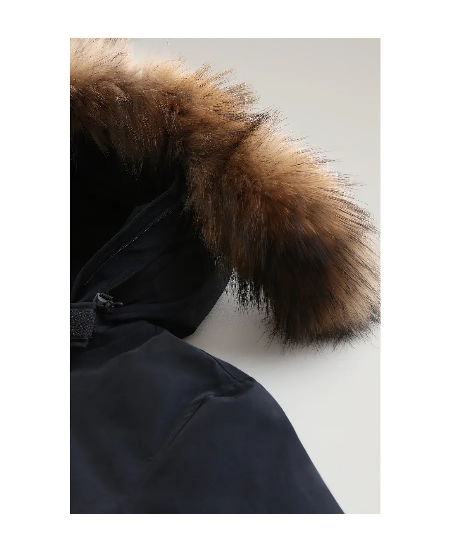 Woolrich Arctic Hooded Buttoned Jacket