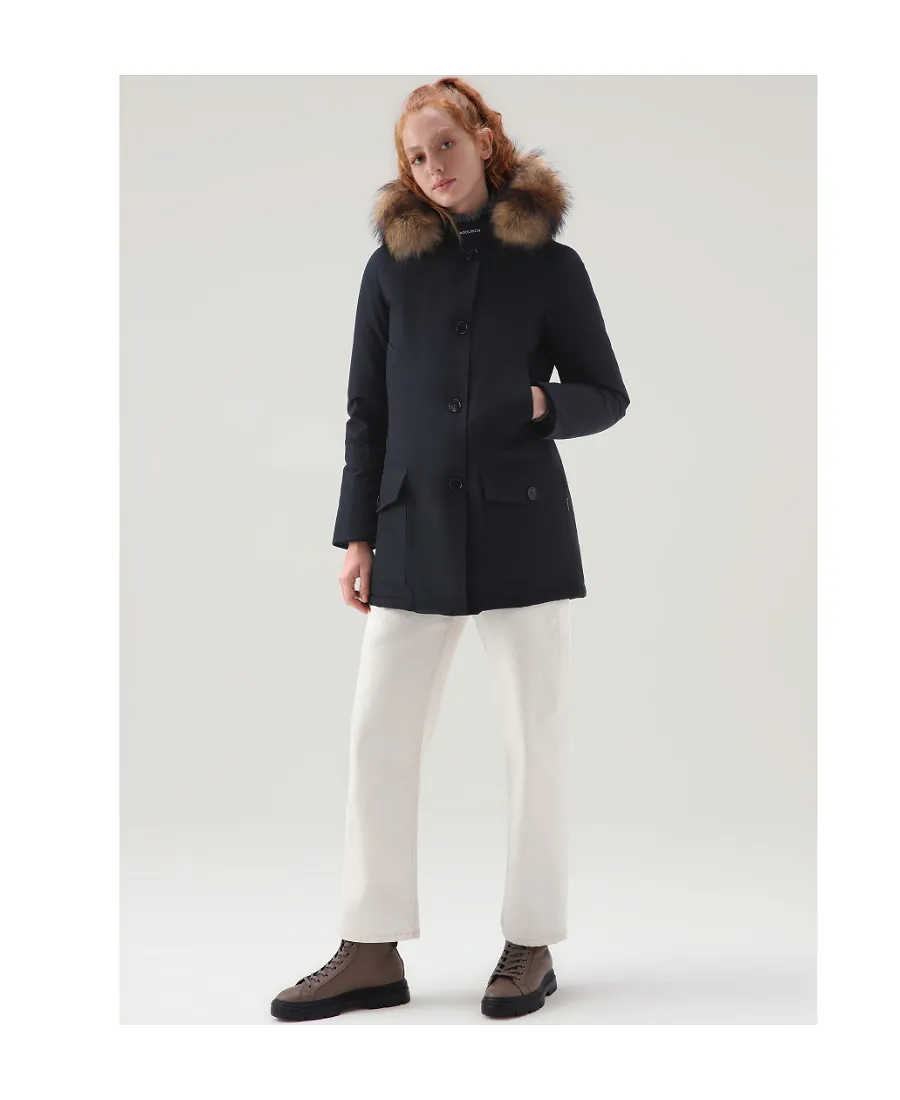Woolrich Arctic Hooded Buttoned Jacket