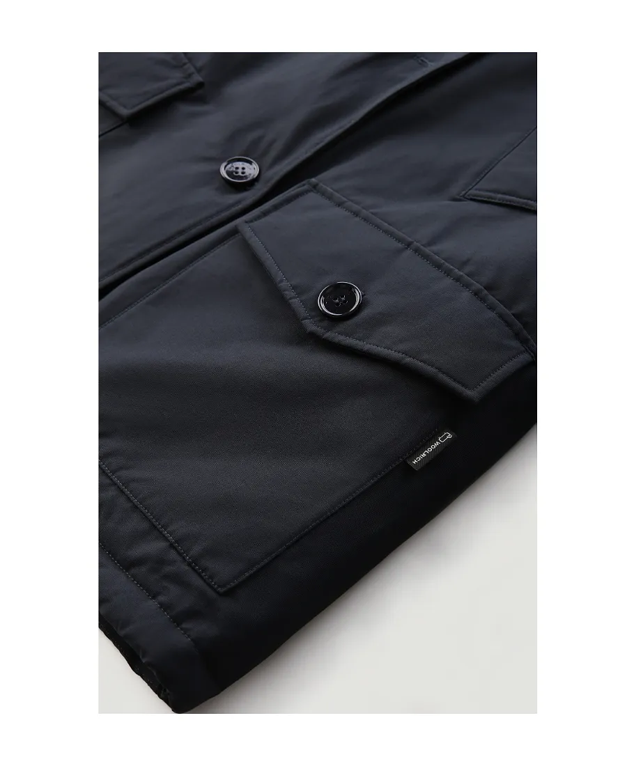 Woolrich Arctic Hooded Buttoned Jacket