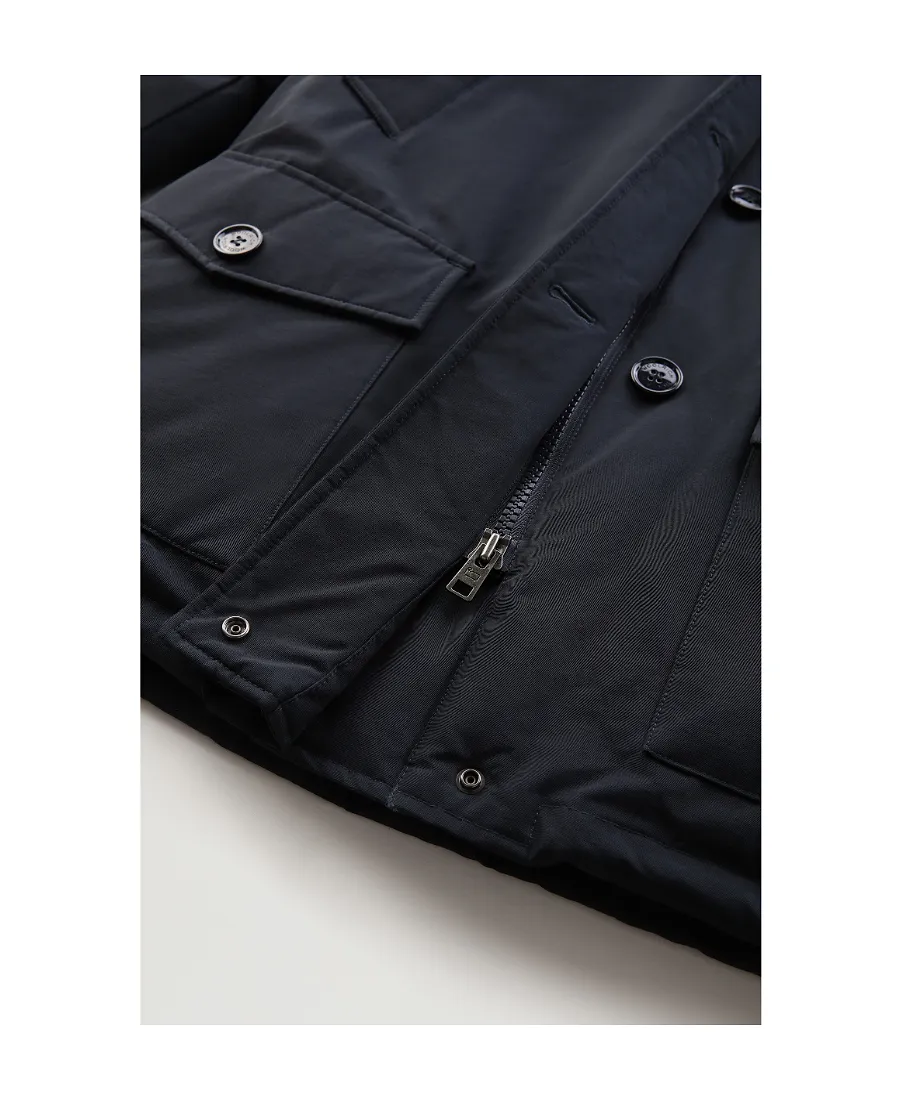 Woolrich Arctic Hooded Buttoned Jacket