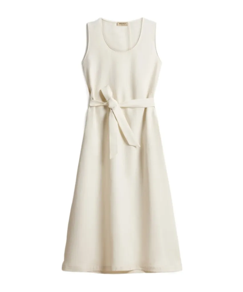 Woolrich Belted Waist Sleeveless Dress