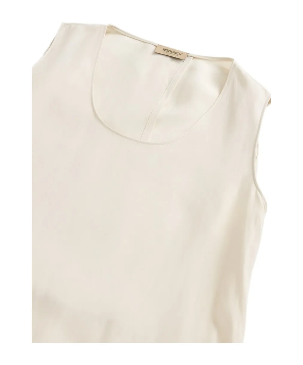 Woolrich Belted Waist Sleeveless Dress