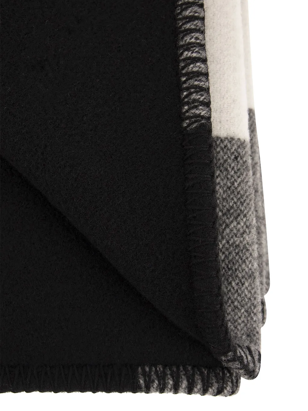 Woolrich Checked Knit Scarf