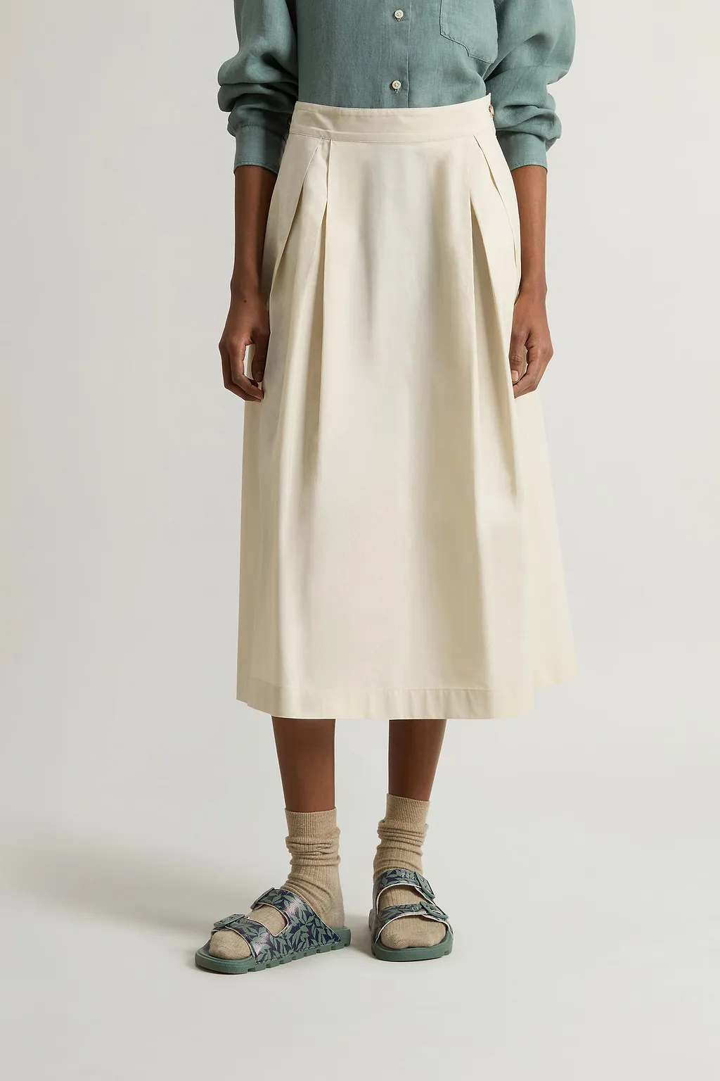 Woolrich Easy Full Poplin Skirt