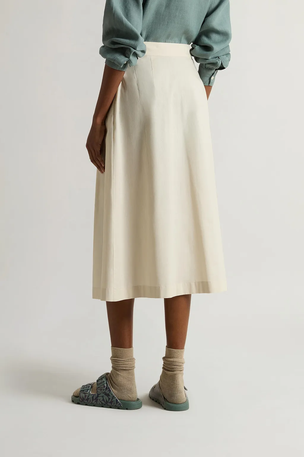 Woolrich Easy Full Poplin Skirt