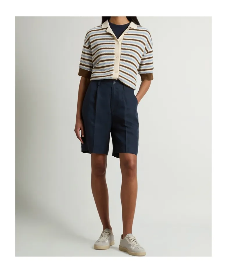 Woolrich Pleated Bermuda Shorts