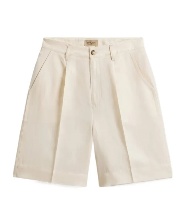 Woolrich Pleated Bermuda Shorts