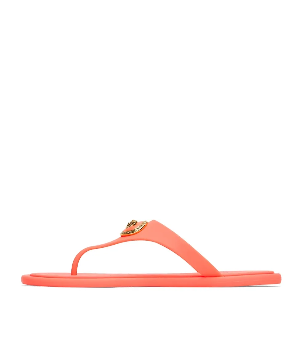 Versace Alia Thong Strap Flat Sandals