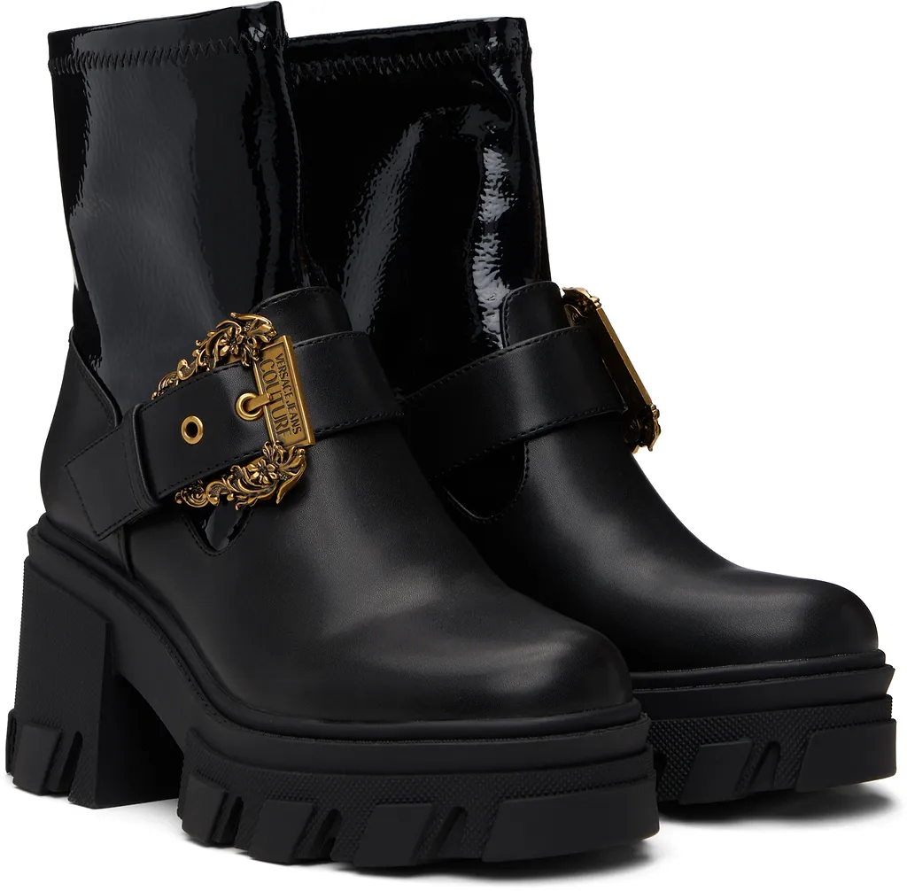 Round-Toe Ankle Boots