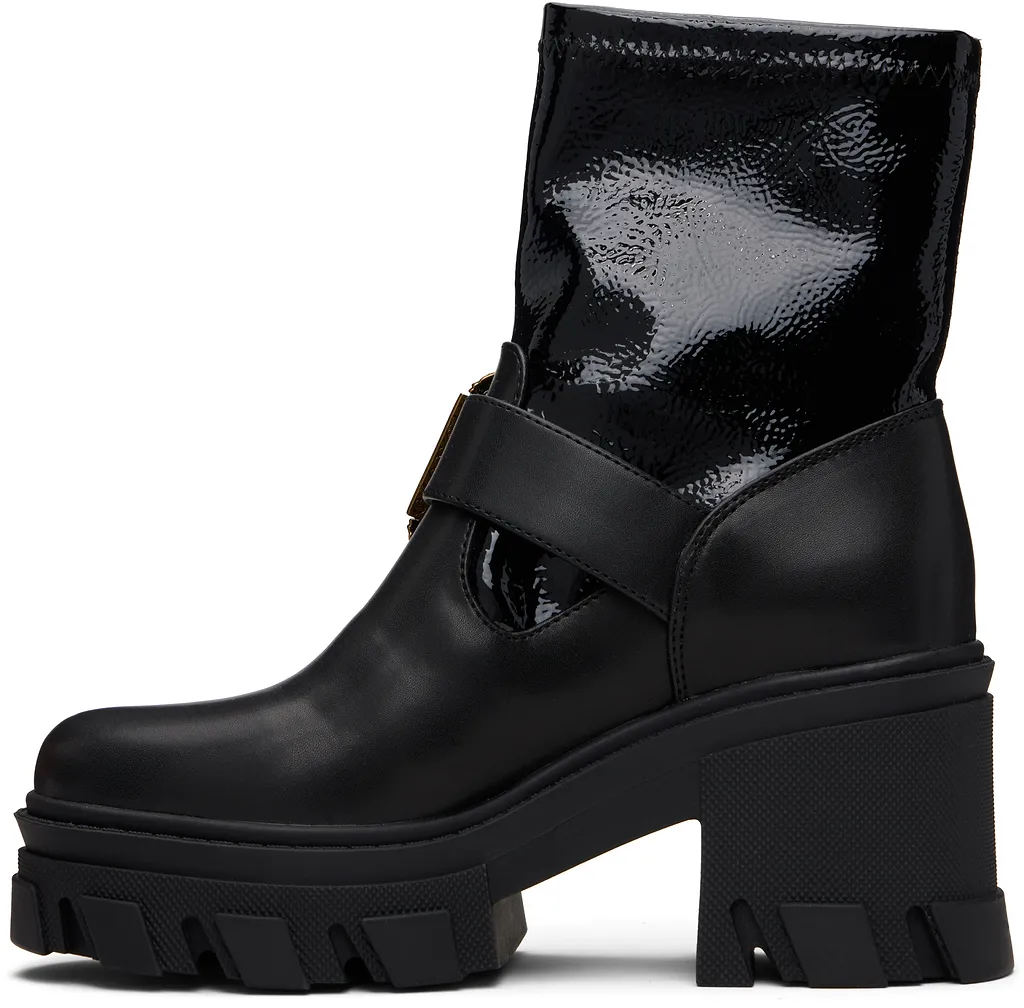 Round-Toe Ankle Boots