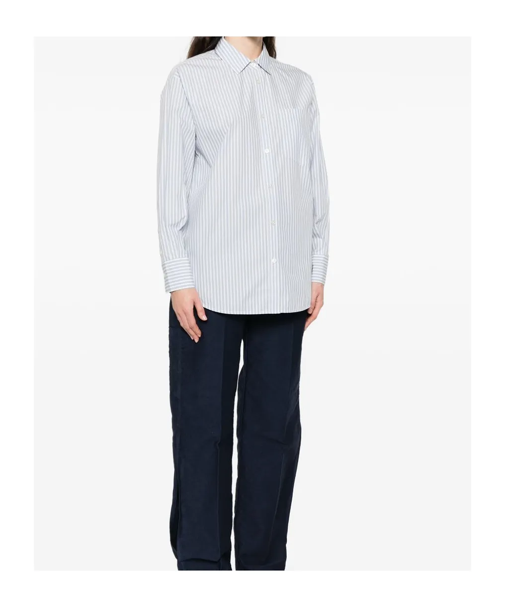Woolrich Striped Oversized Blouse