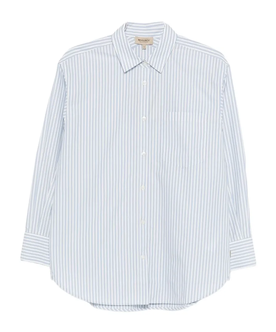 Woolrich Striped Oversized Blouse