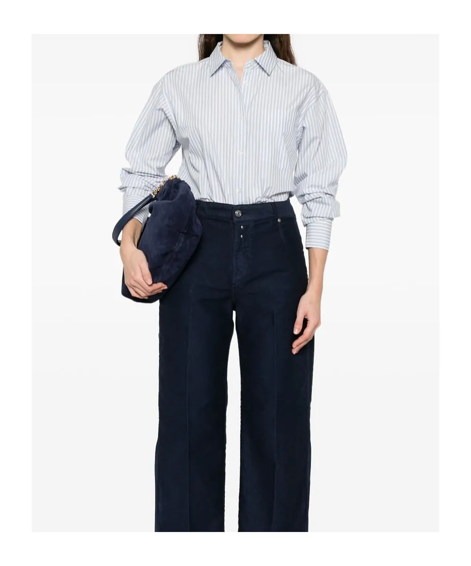 Woolrich Striped Oversized Blouse